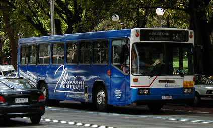 STA Mercedes O405 Marconi advert bus